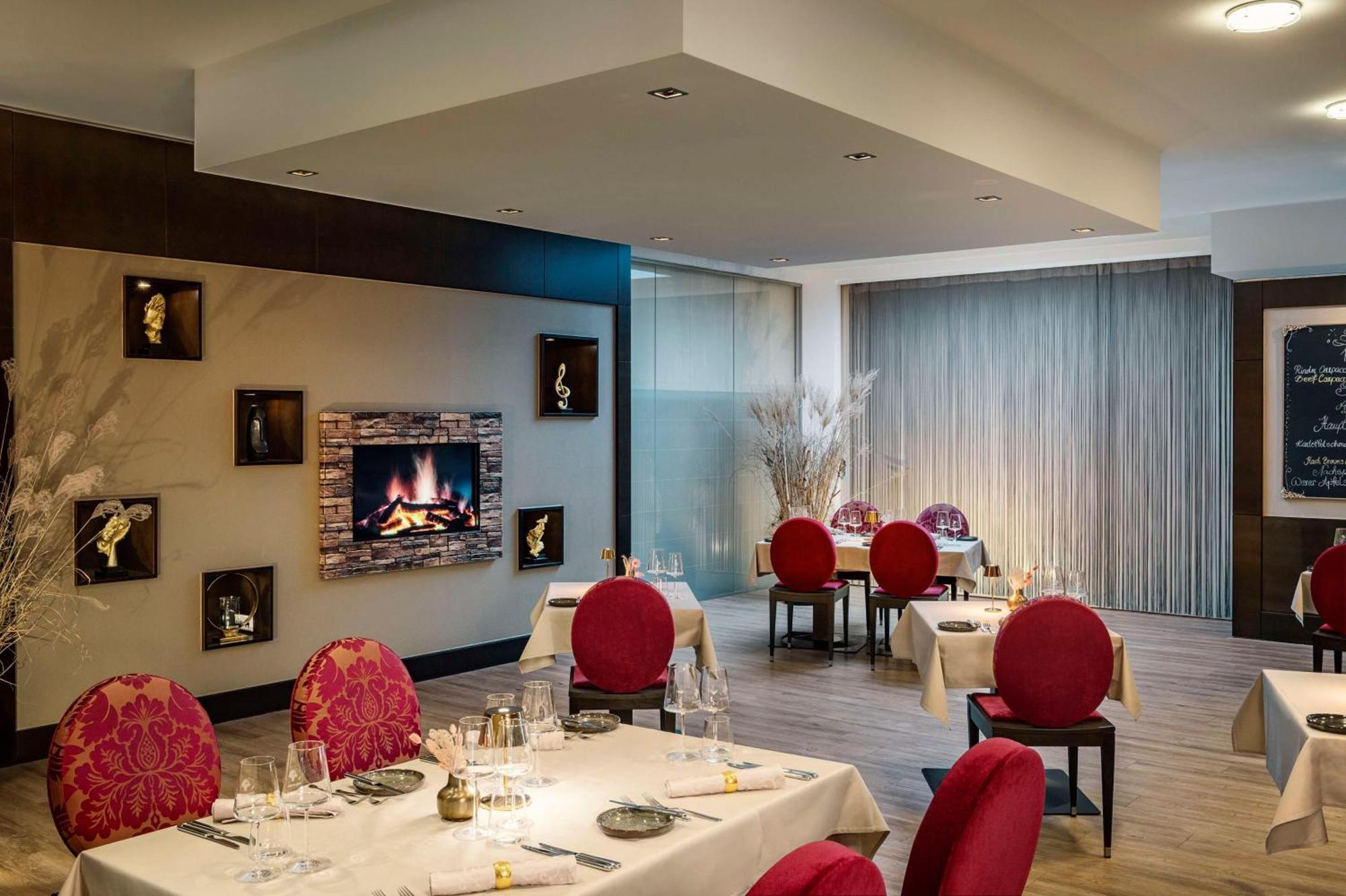 Nh Vienna Airport Conference Center Hotel Schwechat Luaran gambar Restaurant interior